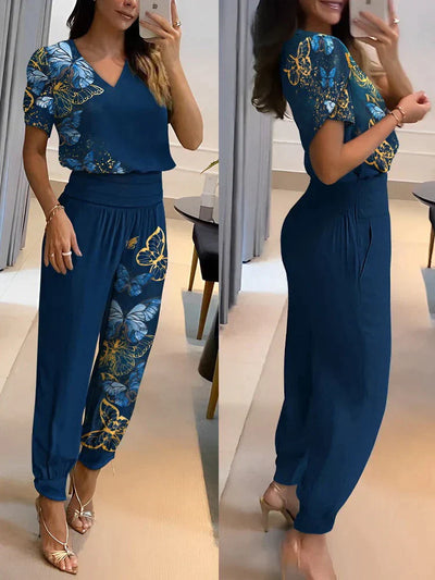 Damen Bluse &amp; Hose Set