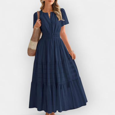 Kerstina – Smock Maxi Kleid