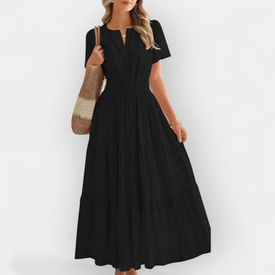 Kerstina – Smock Maxi Kleid