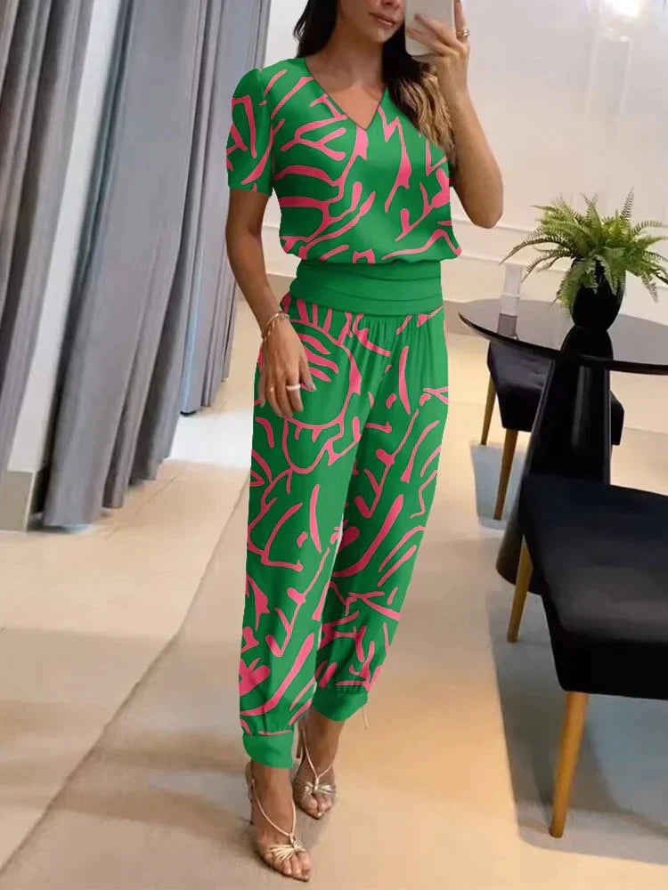 Damen Bluse &amp; Hose Set