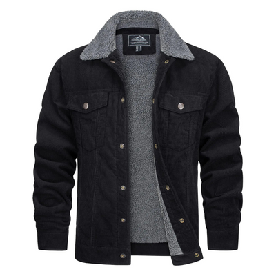 Warme Winterjacke Für Herren | Button Down