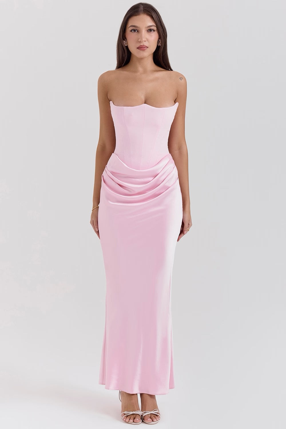 Hivarae – Drapiertes Korsett-Abendkleid