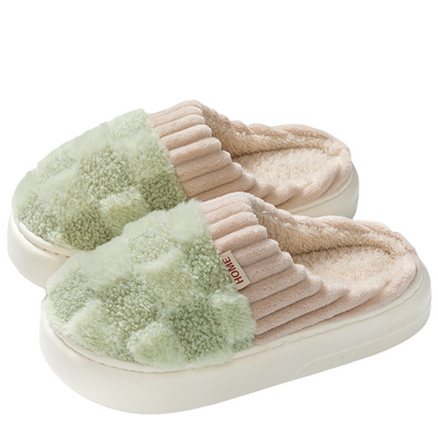 Unisex Kuschelige Hausschuhe | Kariertes Design