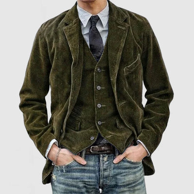 Cordjacke Mit Vordertaschen Für Herren | Winter