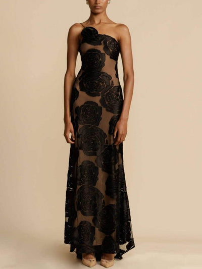 Hillevi – Transparentes Blumenkleid