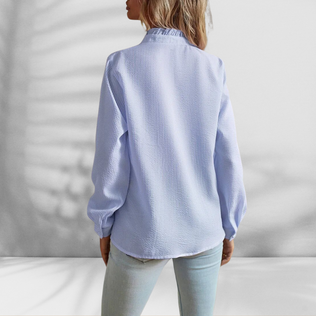Leichte Bluse mit Rüschen-Detail