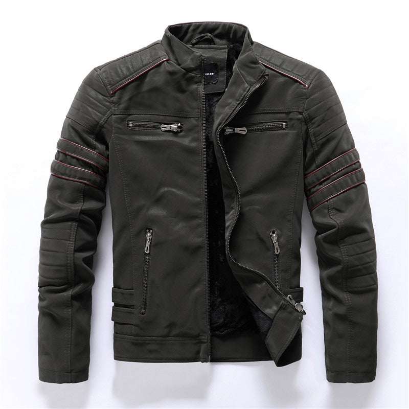 Premium Bikerjacke Für Herren | Reißverschluss