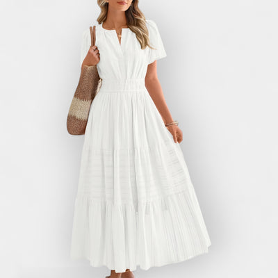 Kerstina – Smock Maxi Kleid