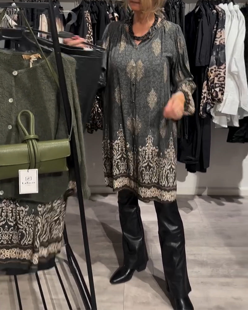 Ilse | Vintage-inspiriertes Kleid mit Knopfleiste