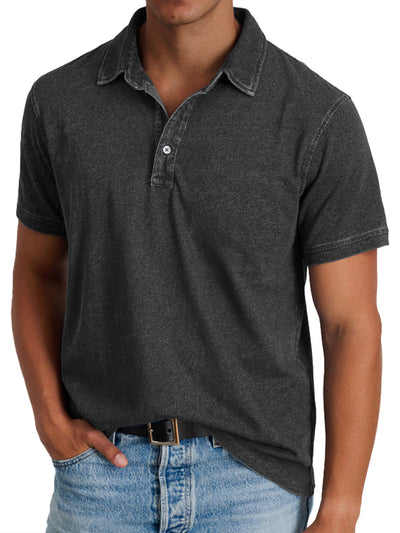 Ewaldar – Vintage Polo mit Knopfleiste