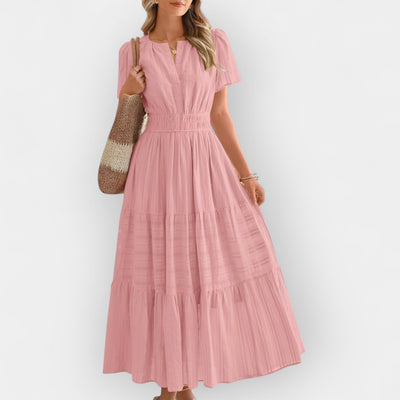 Kerstina – Smock Maxi Kleid