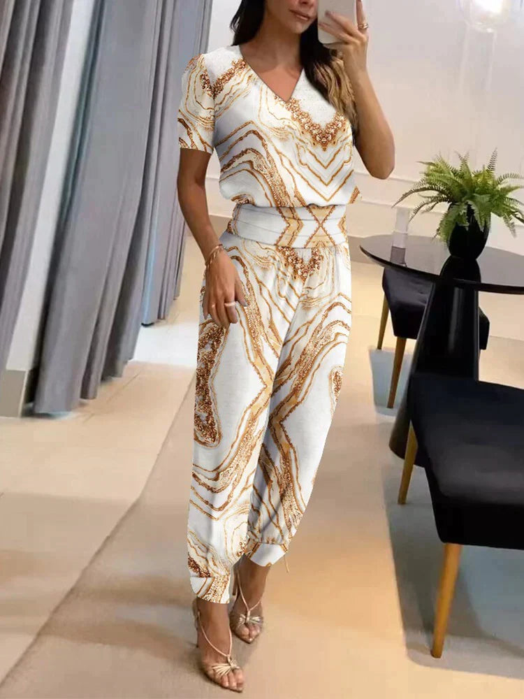 Damen Bluse &amp; Hose Set
