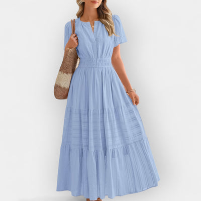 Kerstina – Smock Maxi Kleid