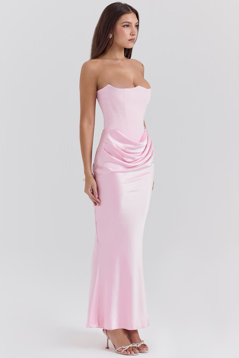 Hivarae – Drapiertes Korsett-Abendkleid