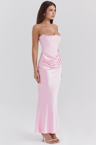 Hivarae – Drapiertes Korsett-Abendkleid