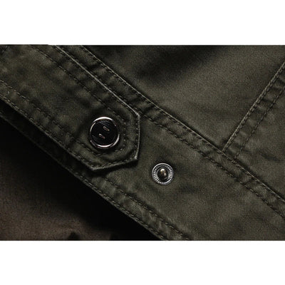 Langärmlige Bikerjacke Für Herren | Reißverschluss