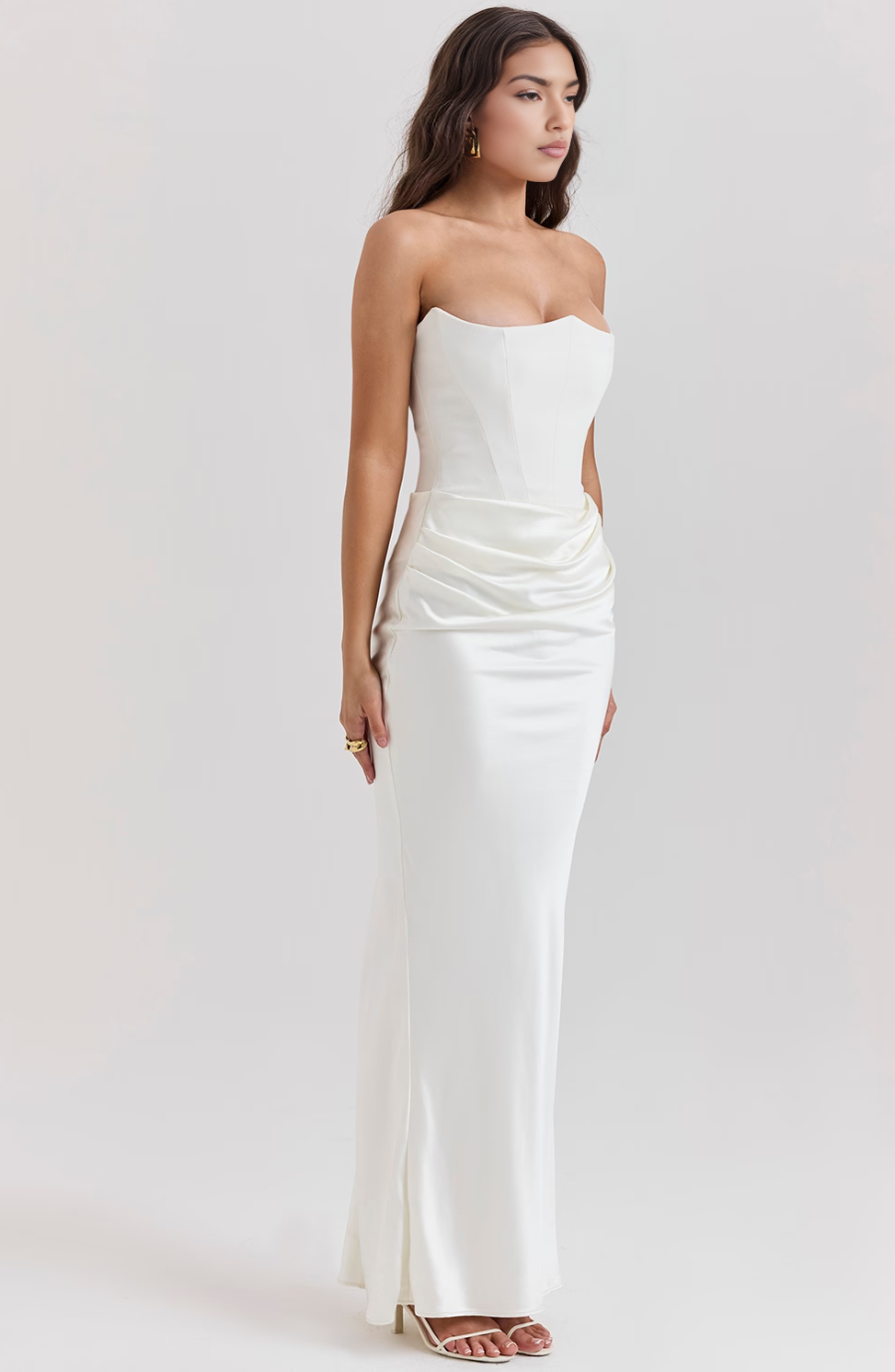Hivarae – Drapiertes Korsett-Abendkleid
