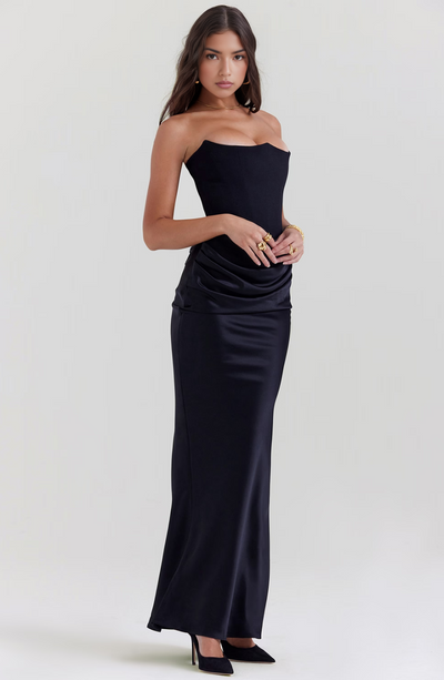 Hivarae – Drapiertes Korsett-Abendkleid