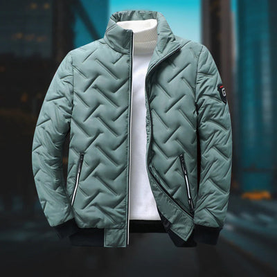 Renzoy | Herren Klassischer Winter Puffer Jacke | Warme