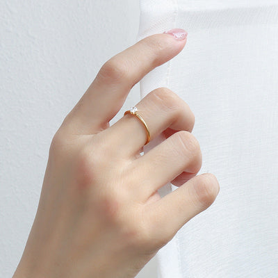 Ring mit Schlichter Eleganz