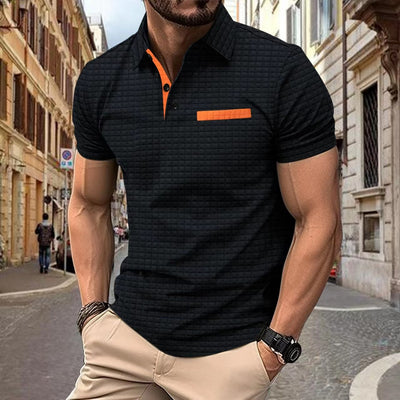 Renzo – Strukturierter Poloshirt-Stil 