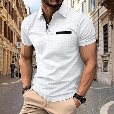 Renzo – Strukturierter Poloshirt-Stil 