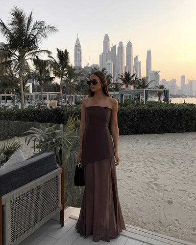 Hillary – Asymmetrisches Maxikleid