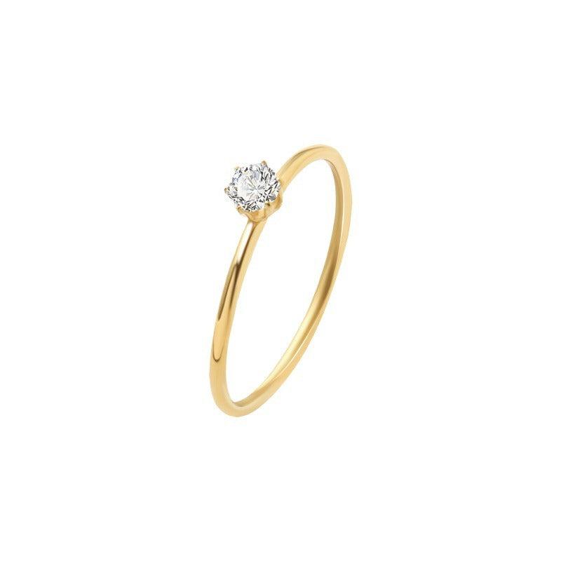 Ring mit Schlichter Eleganz