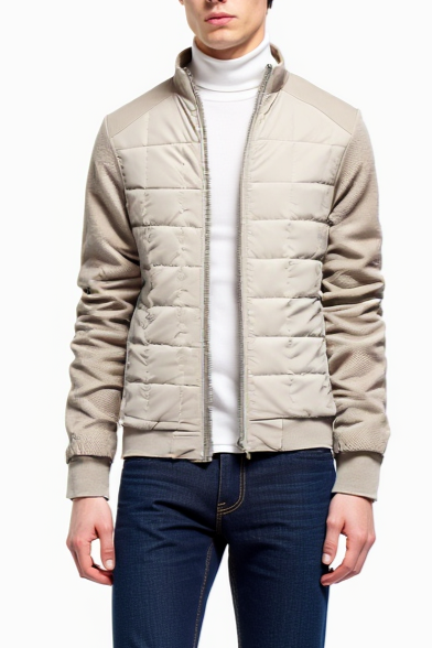 Herren Stilvoll Winter Steppjacke | Langarm