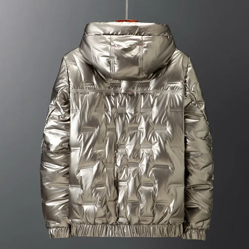 Herren Winter Daunenjacke | mit Kapuze