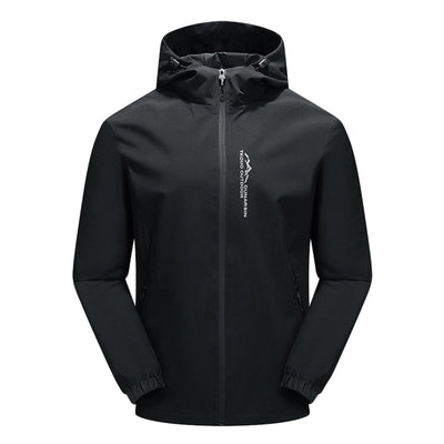 Herren Softshelljacke mit Kapuze | Langarm