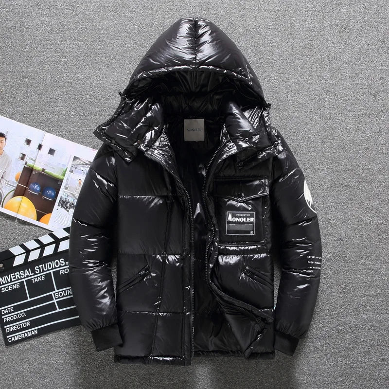 Herren Daunenjacke mit Kapuze | Winter