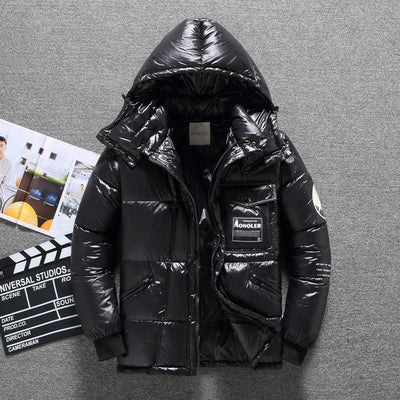 Herren Daunenjacke mit Kapuze | Winter