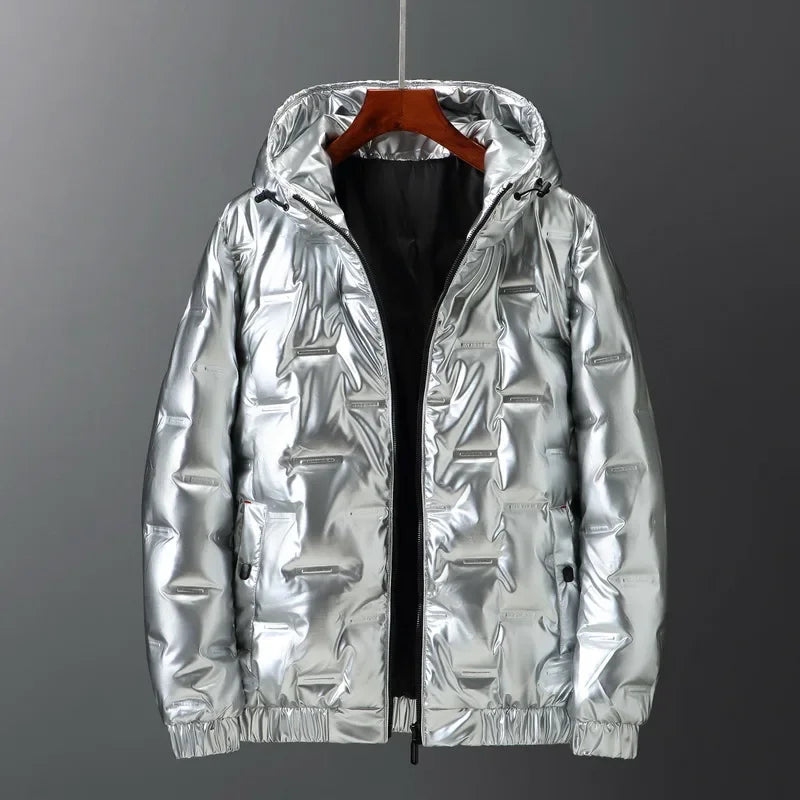 Herren Winter Daunenjacke | mit Kapuze