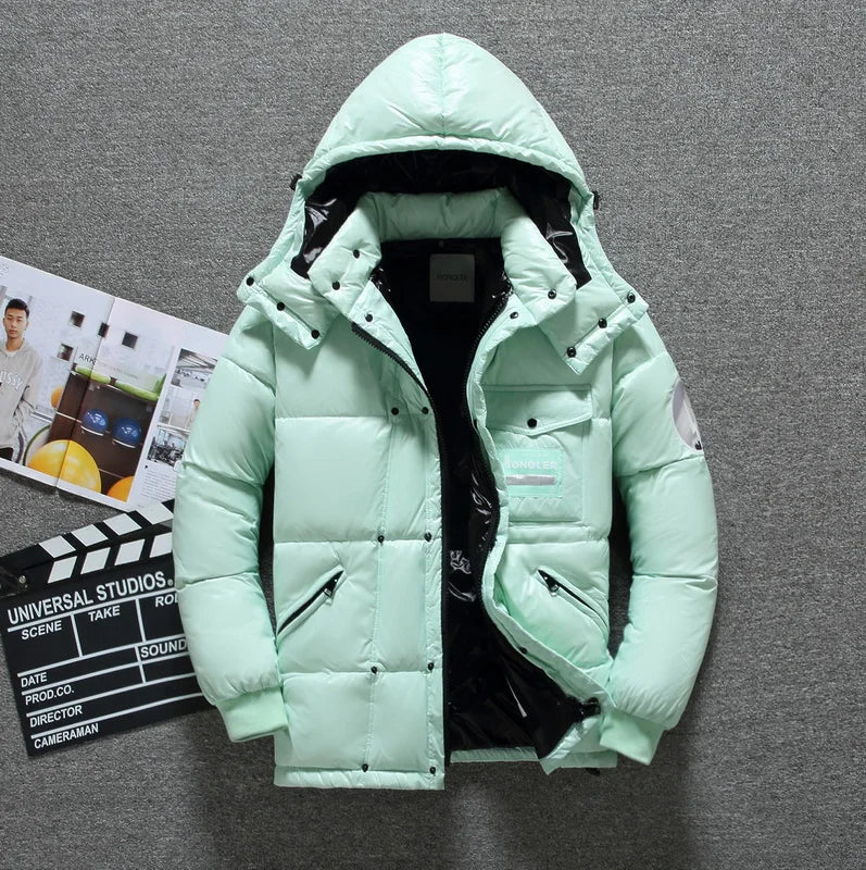 Herren Daunenjacke mit Kapuze | Winter