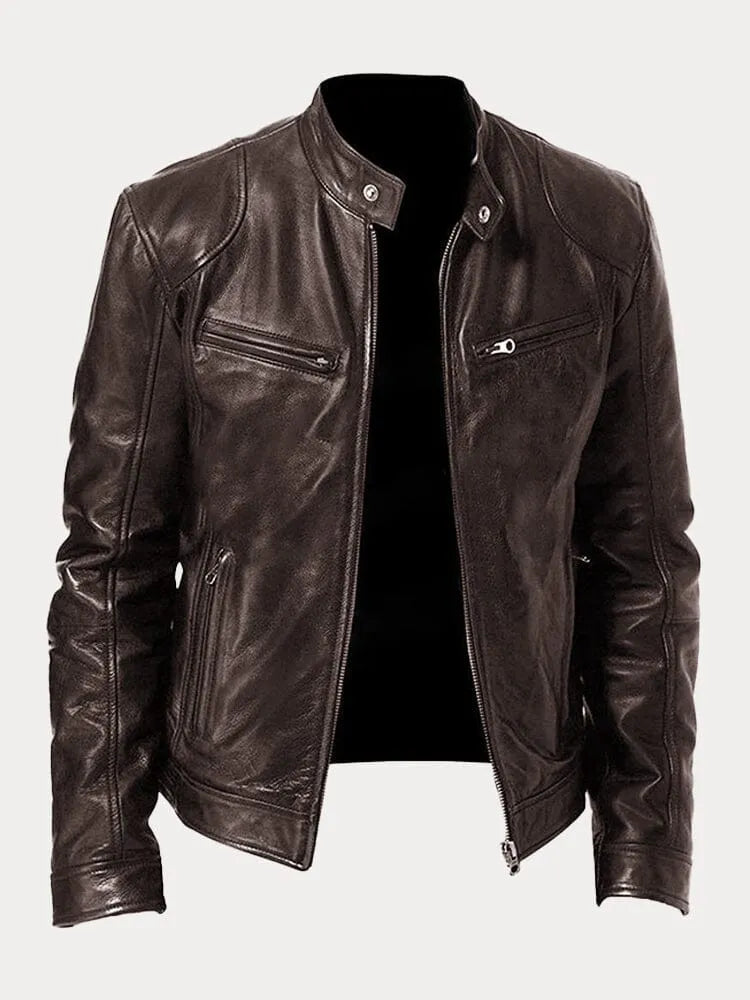 Benjamin™ | Lässige Lederjacke