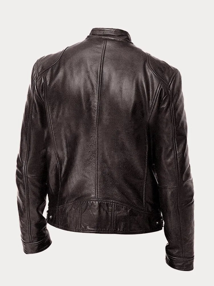 Benjamin™ | Lässige Lederjacke