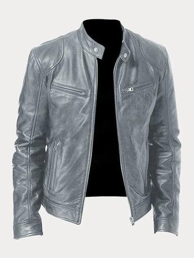 Benjamin™ | Lässige Lederjacke