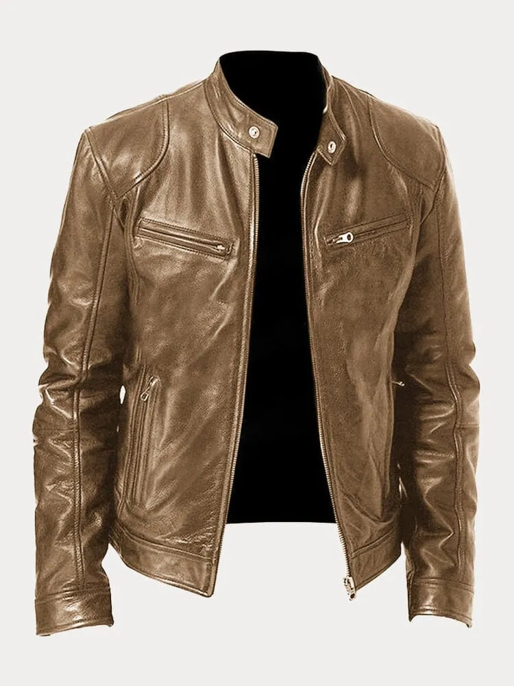 Benjamin™ | Lässige Lederjacke
