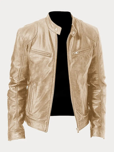 Benjamin™ | Lässige Lederjacke