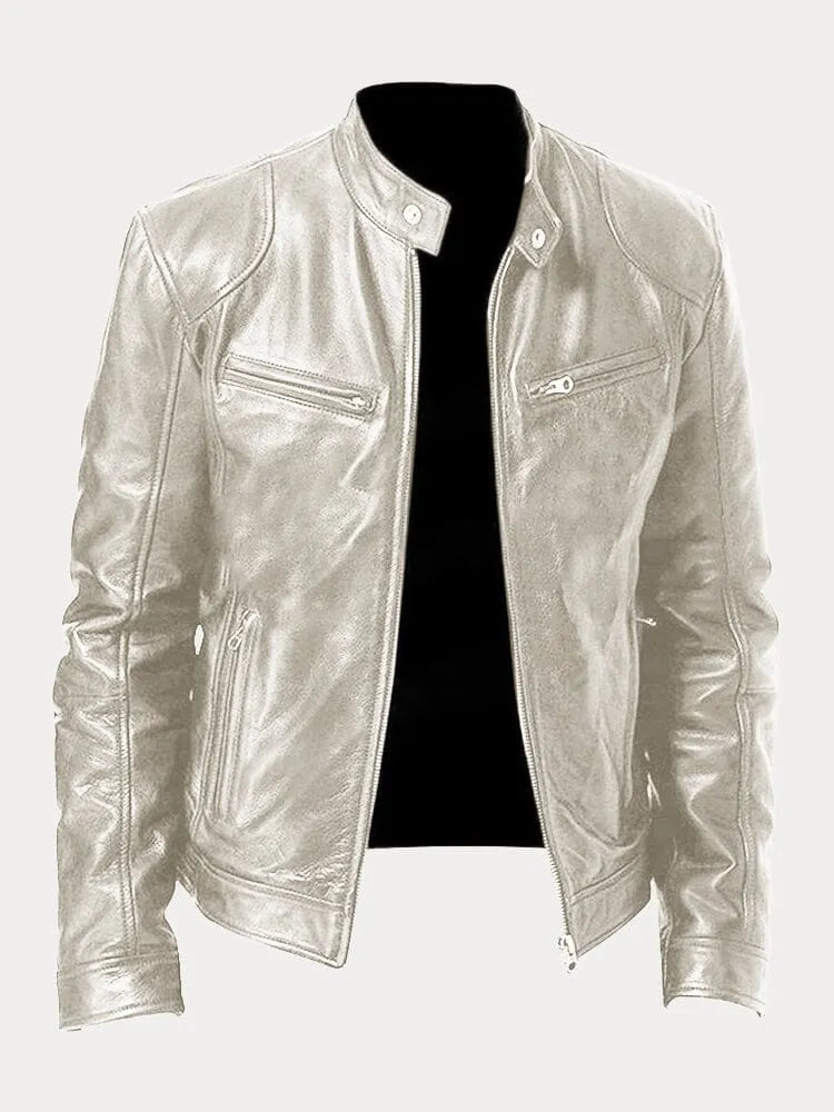 Benjamin™ | Lässige Lederjacke