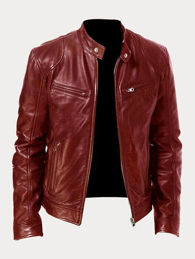 Benjamin™ | Lässige Lederjacke