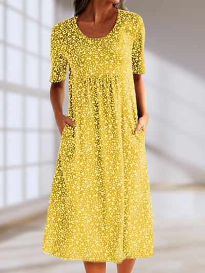 Arlise – Bedrucktes Boho-Midikleid