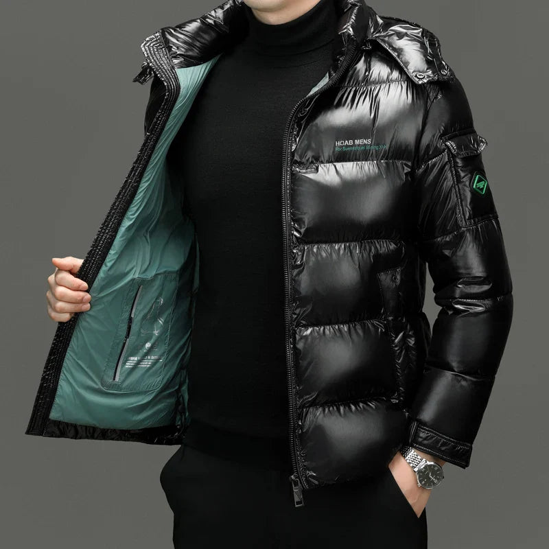 Stylische Daunenjacke für Herren | Langarm