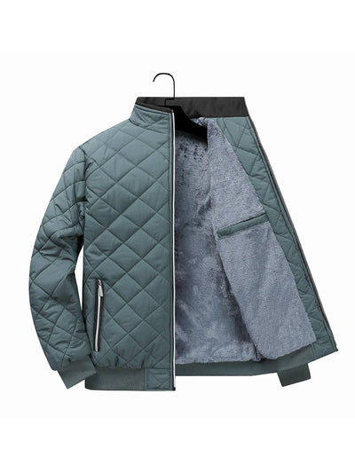 Herren Fleece Steppjacke | Lässig