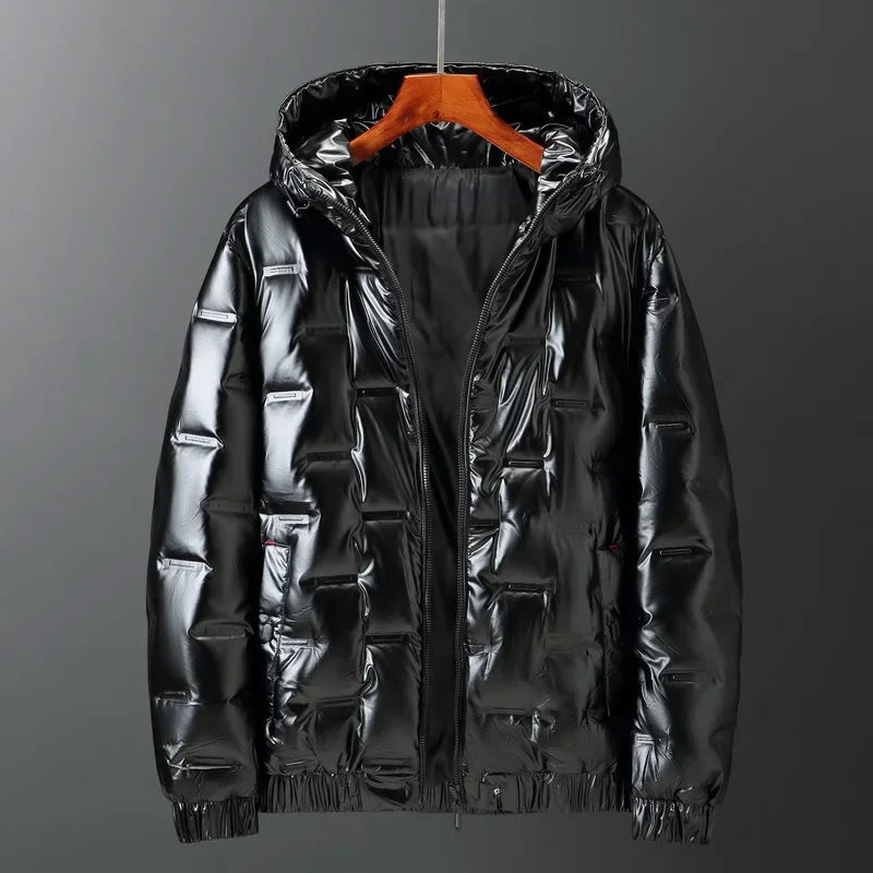 Herren Winter Daunenjacke | mit Kapuze