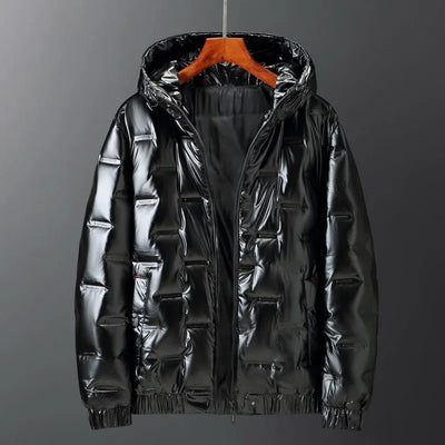 Herren Winter Daunenjacke | mit Kapuze