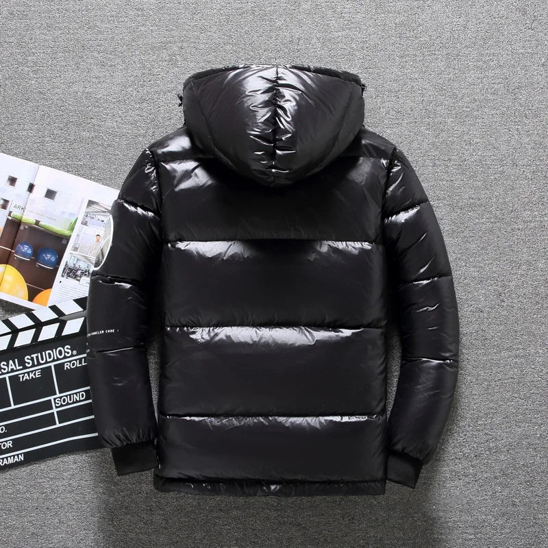 Herren Daunenjacke mit Kapuze | Winter