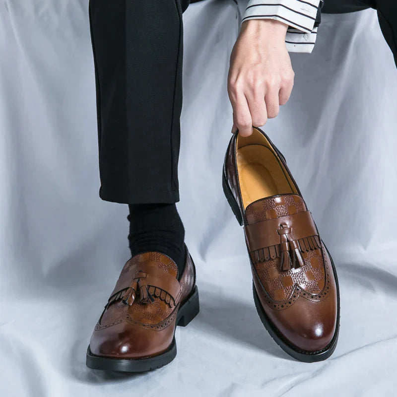 Elixor Loafer aus echtem Leder 