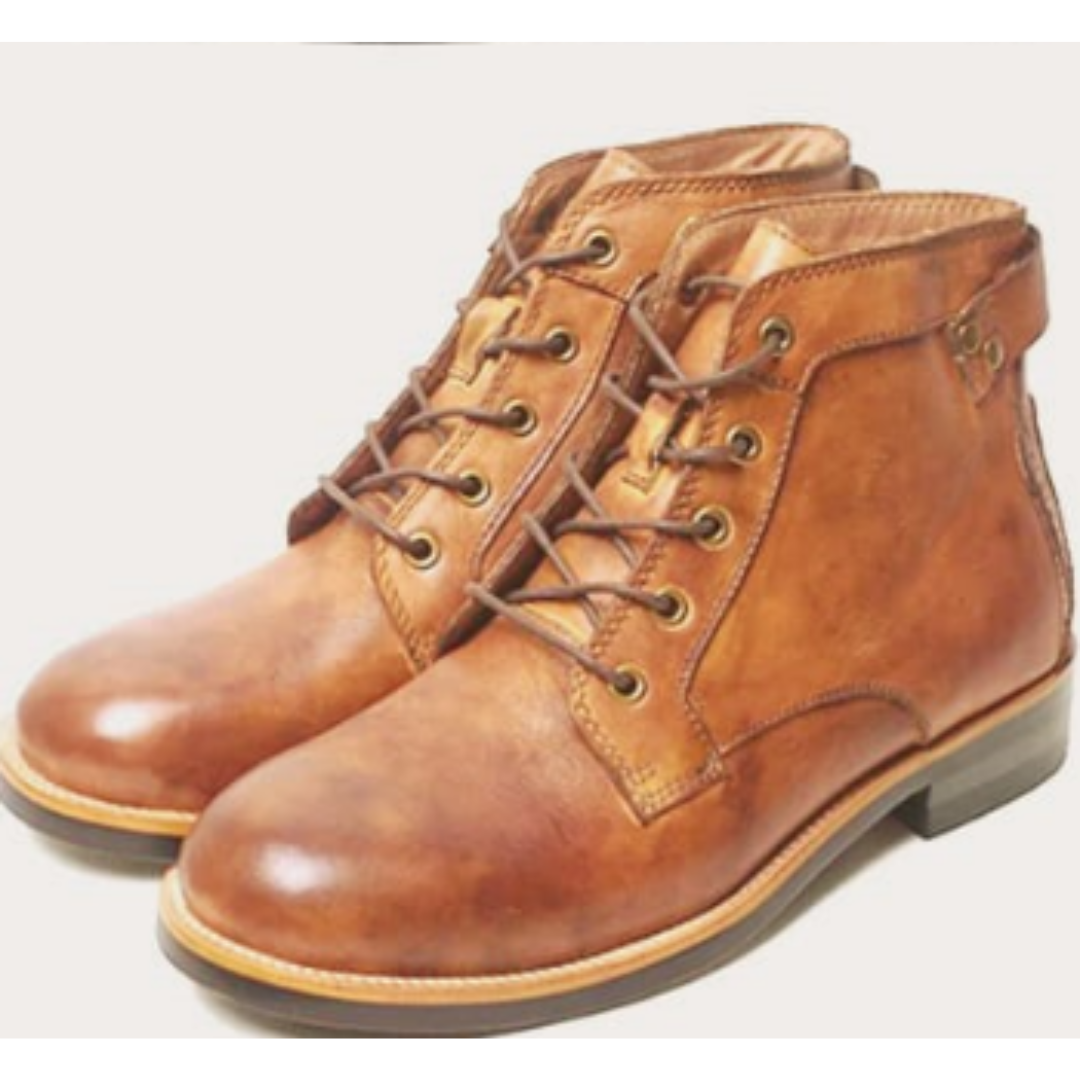 Hugh | Herren Retro Schnürstiefel | Jahrgang